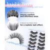 BEYELIAN Fake Eyelashes Strip 20 Pairs Fluffy Cat Eye Lashes