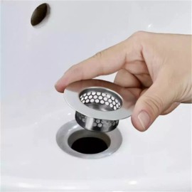 WELANGBN Bathroom Sink Strainer (2 Pack) Bathtub Drain Cover Lavatory Sink Drain Straine.