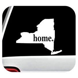 Bluegrass Decals New York Home State Decal Sticker Car Truck SUV Van Window Laptop Mirror E1033