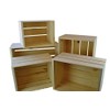 Poole & Sons INC. Wooden Crate Nesting Set 5 Piece