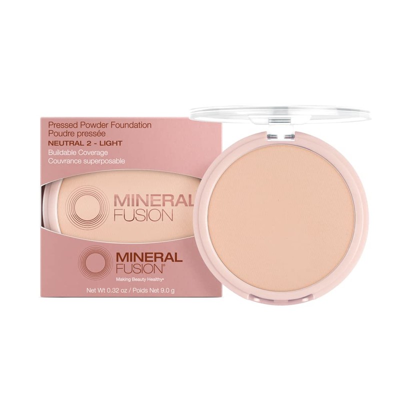 Mineral Fusion Pressed Powder Foundation, Neutral 2 - Fair/Med Skin