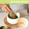 3 Pcs Bamboo Matcha Whisk Set,Handmade Chasen Brush&Spoon Japanese Tea