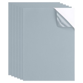 PATIKIL Nylon Repair Patch 8 x 6 Inch, 4pcs Self-Adhesive Down Jacket Repair Patches Waterproof Fabric Repairing Tape for Tents Sleeping Bag Outdoor Camping Gear, Silver Gray