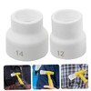 ABOOFAN 2pcs Tig Welding Cup Durable Ceramic Nozzle for Welding