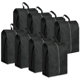 Shoe Bags for Travel, Set of 8 Pack Shoe Travel Bags for Packing, Large Waterproof Portable Travel Shoe Bag with Zipper Travel Essentials Women for and Men