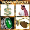 Sheikh Costume Men, 10 Pieces Arab Costume Men's Set with