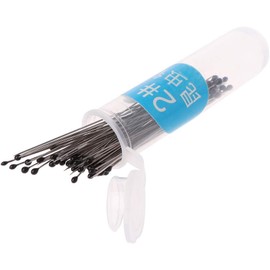 100 Pcs Insect Pins Specimen Pins Stainless Steel with Plastic Box Resin for Head for Entomology Dissection for Butte, Science Education