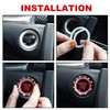 WINKA Car Engine Start Stop Button Cover Bling Accessories for