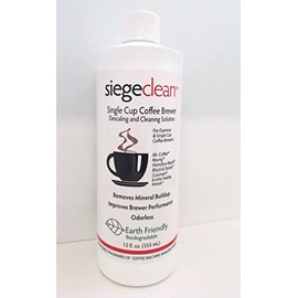 Siege Single Cup Coffee Brewer Descaling & Cleaning Solution, 12 oz, 751