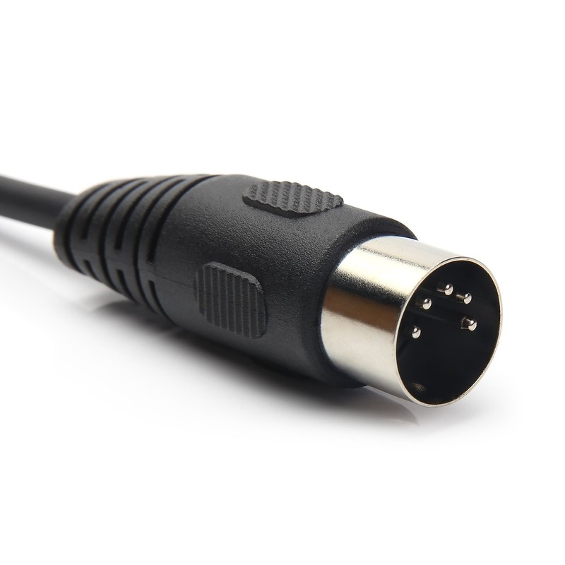 SiYear 6.35mm Female 1/4" TRS to DIN 5 Pin MIDI