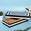 Handicrafts Home Concentrics Keepsake Decorative Storage Black & White Jewelry