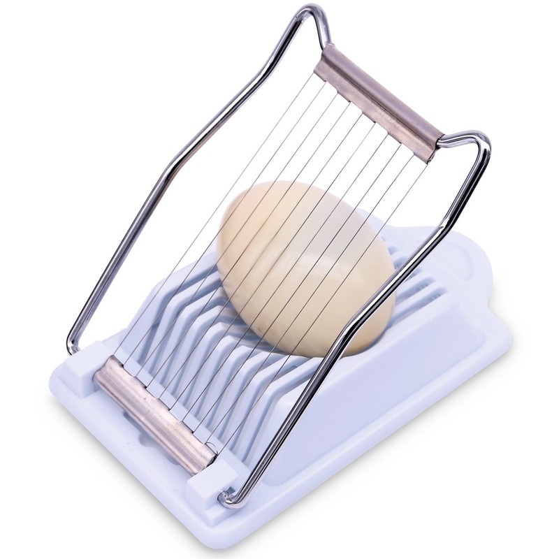 Egg Slicer, Anwenk Boiled Eggs Cutter, Stainless Steel Cutting Wires,