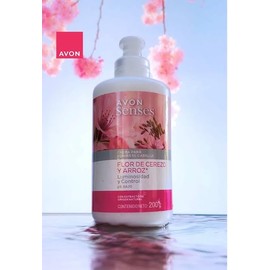 Avon Senses Crema para Peinar Flor de Cerezo y Arroz, 200g