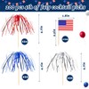 BOARDFEB 200Pcs 4th of July Cupcake Toppers, Patriotic Firework Cocktail