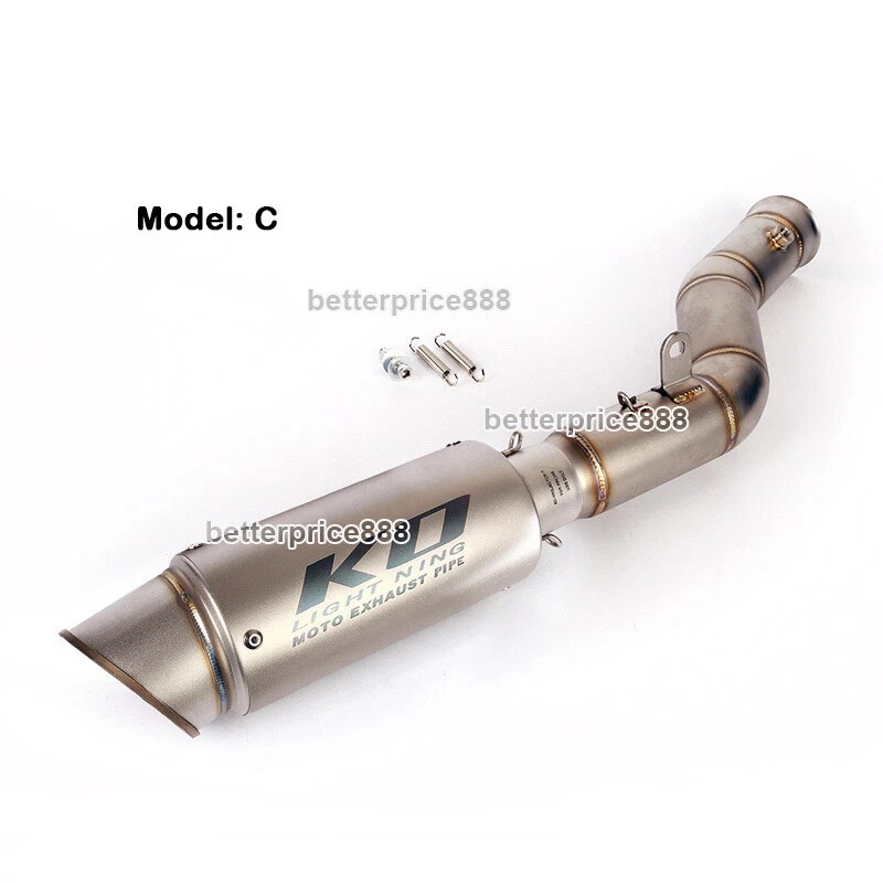 Unbranded Modified Right System Mid Exhaust Pipe + Mufflers For