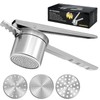 Potato Ricer 15oz, Heavy Duty Stainless Steel Potato Masher and