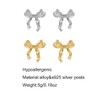 ALRNBY Pearl Earrings for Women Dainty Hoop Dngle Earrings Gold