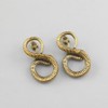 Brass Snake Figurine Miniature Ornament, Handcrafted Decorative Animal Sculpture for