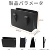 winova 車用ゴミ箱 折りたたみ式 PUレザー 大容量 収納ボックス 小物入れ付き ドア 座席 後部座席設置可能