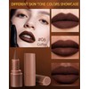 2 in 1 Lip Liner Lipstick,Coffee Nude Brown Lip Liner