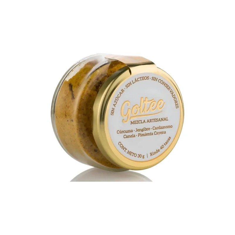 Golden Milk Leche Dorada Goltee Frasco 90g Rinde 130 Tazas