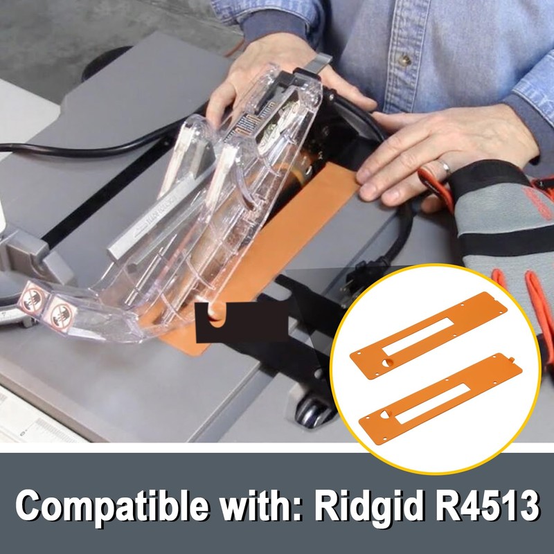 Thaekuns 089290001183 Table Saw Dado Throat Plate for Ridgid R4513