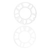 2PCS Wheel Spacer 3.1in ID 5.9in OD 0.2in Thickness Aluminium