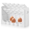 GEEZY 3 Layer White Egg Holder 30 Grid BPA Free