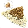 XKMT- Gold Brass Fasteners For Chain Link Fence View Blocking