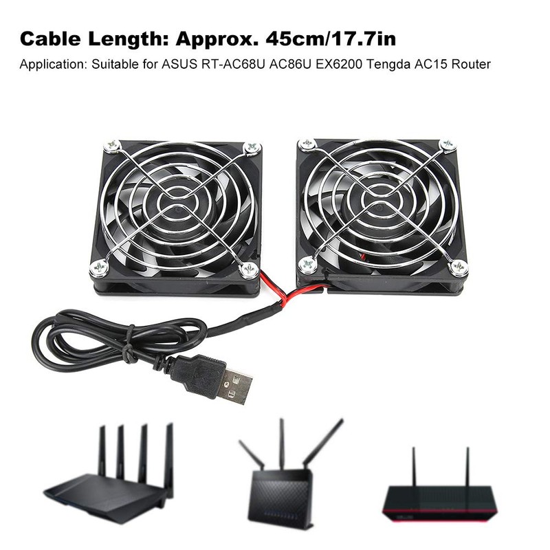 Heayzoki Ventilador de Refrigeración de 5 V DIY PC, USB