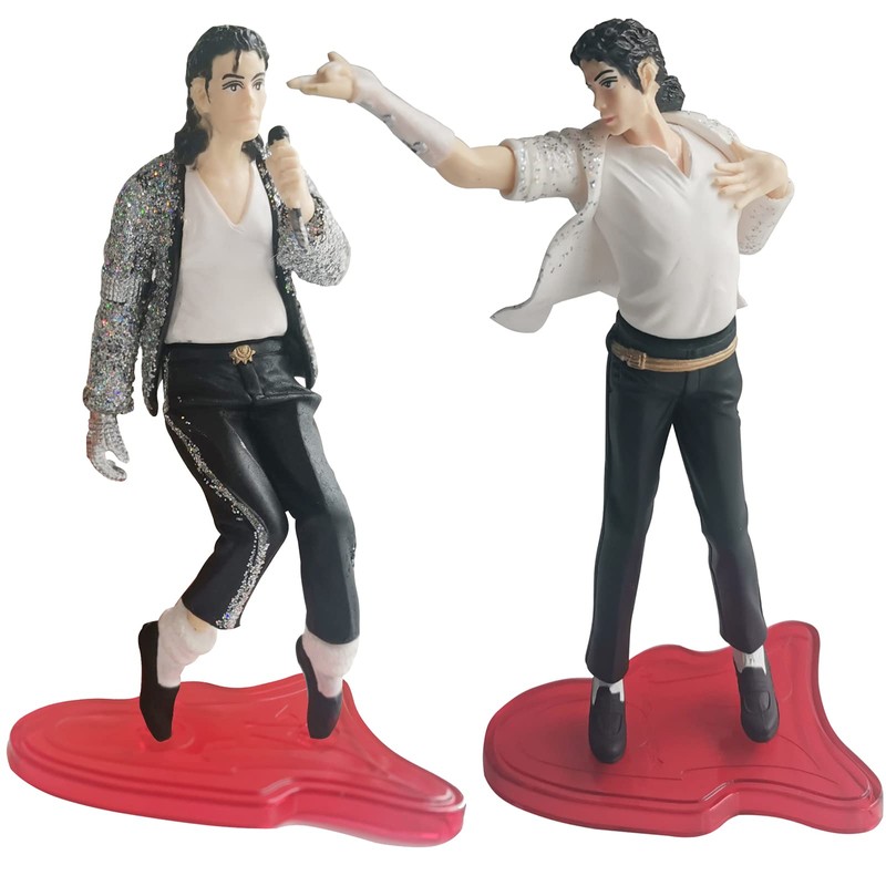 BOMJJOR 5 Pack Michael Jacksn Dolls Rock King Classic Album