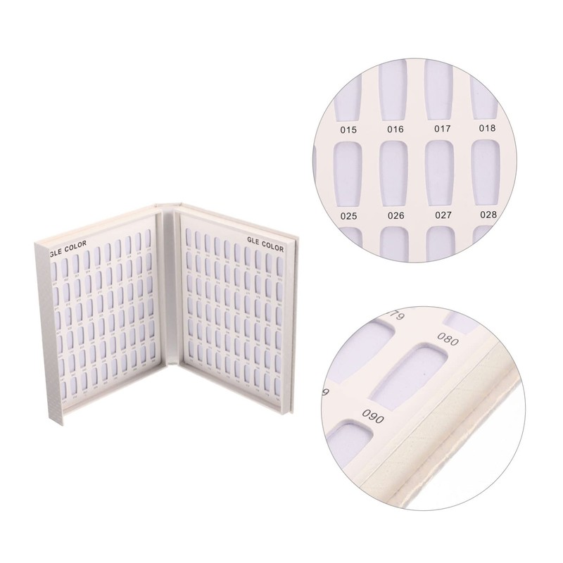 BIUDECO Nail Art Wear Nails Display Board Manicure Nail Holder