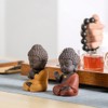 Buddha Object, Cute Buddha Statue, Pottery, Zazen, Nyorai Statue, Mini