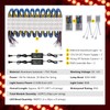 Dyna-Living LED Storefront Lights 80FT Commercial RGB Window Lights for