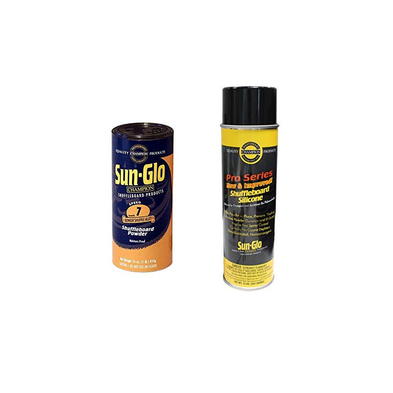 Sun-Glo 1 Can #7 Shuffle Alley Wax & 1 Can