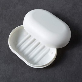 White Portable Soap Dish Travel Soap Box Soap Container with Lid Dish Shower Soap Box Travel Soap Case with Lid Plastic Soap Box Holder Leakproof Soap Box Container Dispensers Soap Holders