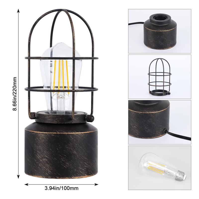 Haian Support 𝗦𝗺𝗮𝗹𝗹 𝗧𝗼𝘂𝗰𝗵 𝗧𝗮𝗯𝗹𝗲 𝗟𝗮𝗺𝗽 for Small Spaces -