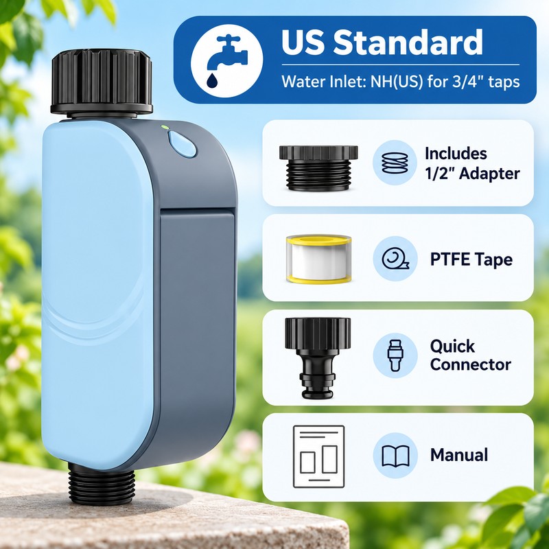 Smart WiFi Garden Watering Timer for Irrigation – Automatic Outdoor