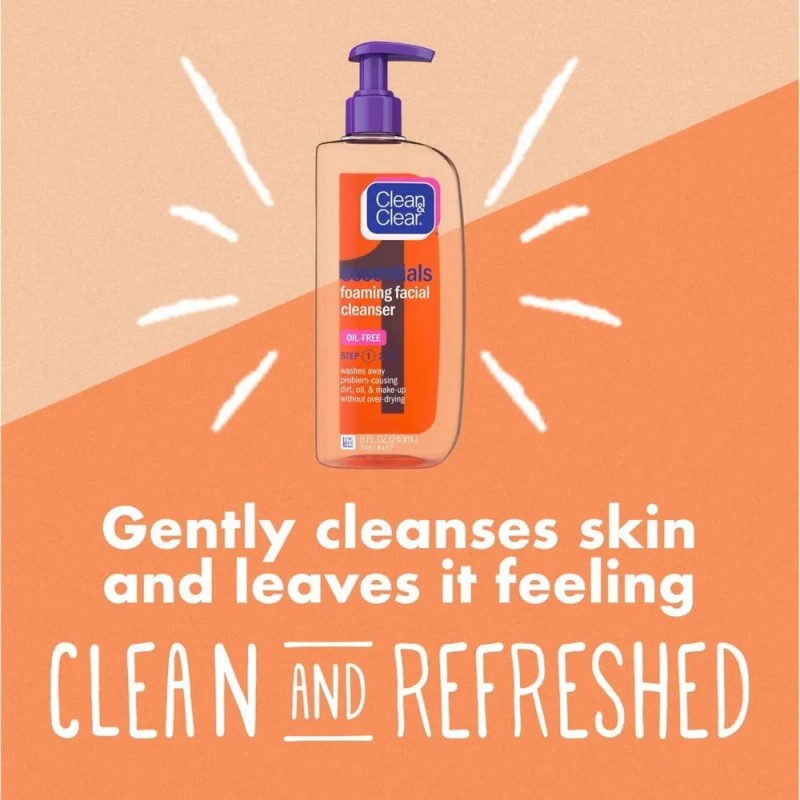 Limpiador Facial Espumoso Essentials Clean & Clear Mixta