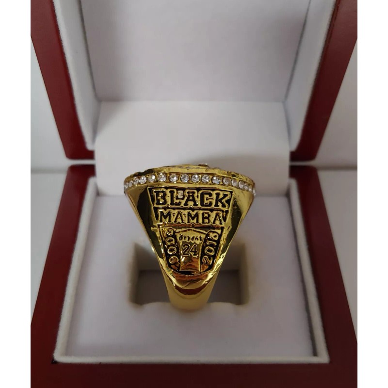 Kobe Bryant - Los Angeles Lakers Commemorative Ring With Wooden