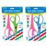 BAZIC Toddler Kids Safety Scissors 5 1/2", School Student Craft