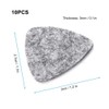 Pack of 10 Wool Felt Picks 3 mm for Guitar