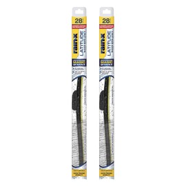 Rain-X 810168 Latitude 2 en 1 limpiaparabrisas repelentes al agua, 28 pulgadas (paquete de 2), limpiaparabrisas de repuesto automotriz con frmula...  