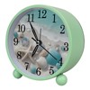 Beach Starfish and Shells Silent Analog Alarm Clock, 4.3 Inches