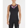 2XU Women Active Tri Singlet Tri Singlet - Black/Retro Tri