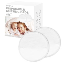 Ultra-Thin Disposable Nursing Pads Highly Absorbent and Breathable Breastfeeding Pads Comfortable Wear Essentials for Moms （150 Count）