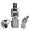 Bestgle 3pcs 1/4" 3/8" 1/2" Universal Joint Impact Socket Wrench