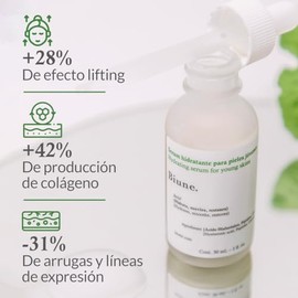 Serum Age-Prevention Reafirmante | Con Ácido Hialurónico, Péptidos y Centella Asiática | Previene Arrugas, Líneas de Expresión y Manchas | Fórmula Veg