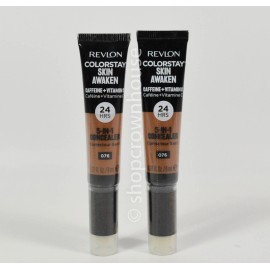 Revlon 2 Revlon ColorStay Skin Awaken 5-in-1 Concealer #076 CARAMEL - SEALED