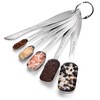 18/8 Stainless Steel Measuring Spoons: Doosu Heavy Duty Rectangular Spoon